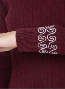Suéter Cálido para Mujer, Diseño Moderno con Textura Tejida, Elegante y Casual para Uso Diario, de Exportador de India a Precio de Mayoreo - Product Image 3