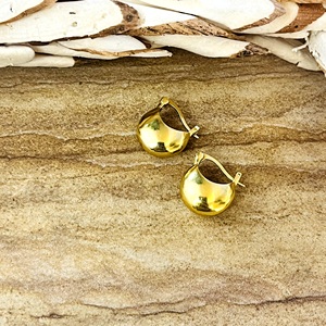 Pendientes de Aro Boho con Diseño Único en Forma de Lágrima, Minimalistas, de Latón, Chapados en Oro de 18K, Gruesos y Delicados, para Mujer, Venta al por Mayor, OEM, ODM - Product Image 4