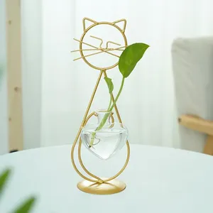 Premium Handmade Gold Finish Flower Vase Elegant Decorative Product for Interior Designers Architects <b>Builders</b> and Hospitality - Product Image 2