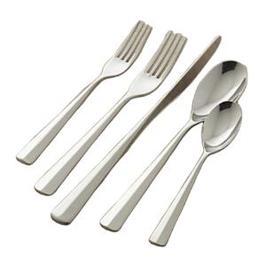 Juego de Cubiertos Ecológicos con Logotipo Personalizado, Juego de Cubiertos de Acero Inoxidable Plateado, Juego de Cubiertos de Venta Caliente para Restaurantes y Hoteles - Product Image 1