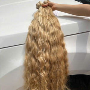 Extensions de cheveux blonds piano les plus vendues de février, cheveux humains vietnamiens bruts de qualité supérieure - Product Image 3