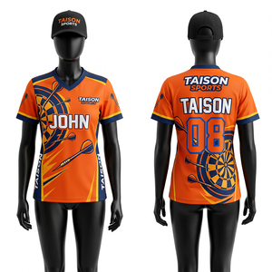 Custom Sublimated <b>Dart</b> Jersey 180 GSM Interlock Polyester Navy Green Panel Design Custom Logo - Product Image 6