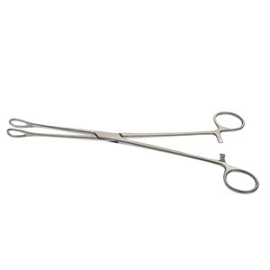 PROMOTION EXCEPTIONNELLE : Pinces à éponges bleues, revêtement spécial, 9,50'' droites, instruments électrochirurgicaux gynécologiques, certifiées CE - Product Image 1