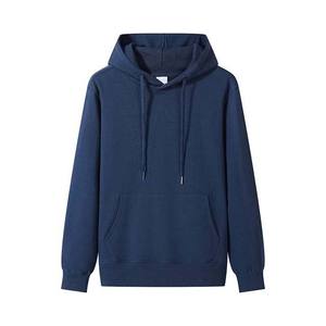 Sweat à capuche pour homme en coton 100% respirant, style streetwear, couleur unie, logo personnalisé, molleton teint uni, sans doublure - Product Image 6