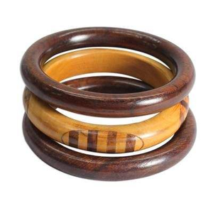 Bracelet en bois naturel tendance pour femmes, fait à la main, taille personnalisée pour un usage cadeau PAR AFZA ENTERPRISES - Product Image 6