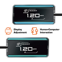 Shadow Dmeter2 - Pantalla OBD II de Aluminio Estilo Cyberpunk para Autos Nuevos Audi, VW, Skoda y Vag