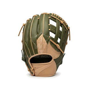 Gants de baseball athlétiques en cuir de qualité supérieure, confortables et flexibles, pour l'entraînement et les matchs en extérieur. - Product Image 2
