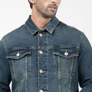 Vestes en jean pour hommes, légères, au design optimal, respirantes, avec poches personnalisées, prix le plus bas, manches longues - Product Image 5