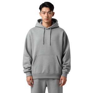 Sudadera con Capucha para Hombre, Corte Regular, Tejido Grueso de 400 GSM, con Bolsillo de Algodón 100% Antipilling, Estilo Urbano - Product Image 3