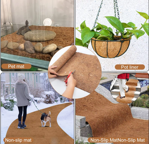 Eco2go Vietnam Coconut Tape | 100% Natural Coconut Fiber | Non-Slip Raw Handmade Coir <b>Mat</b> Custom Design Made Vietnam - Product Image 2