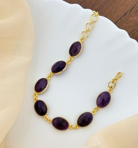 Collier fantaisie en perles d'agate de cristal naturel, grossiste et fabricant indien de bijoux. - Product Image 2