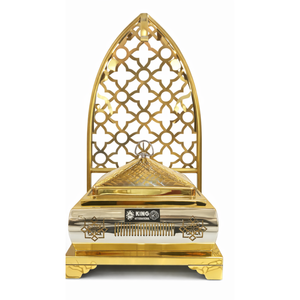 Recipiente para calentar comida de acero inoxidable con acabado dorado - Product Image 2