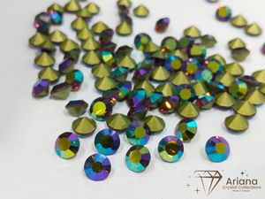 Piedras de Cristal Chaton con Reverso Puntiagudo ARIANA, Color Jonquil Shimmer Light, Topaz Colorado Shimmer, Sun Shimmer, Smoked Topaz Shimmer - Product Image 4