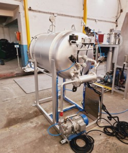 Machine de conditionnement automatique du fil JOGSON, contrôleur YCP, moteur de pompe MOC 316 SS, conception à faible rapport de liquide, teinture en cône, capacité 50 kg - Product Image 5