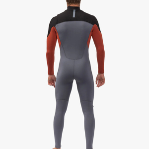 Combinaison de plongée intégrale unisexe à fermeture éclair sur la poitrine, manches longues imprimées, néoprène 0,5 mm-2,0 mm, col rond, color-block, imperméable, toutes saisons, adulte - Product Image 4