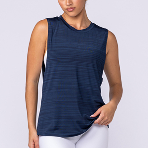 Top Deportivo de Yoga para Mujer con Tirantes y Sujetador Incorporado, Corte Ajustado Lateral, para Gimnasio y Entrenamiento - Product Image 1