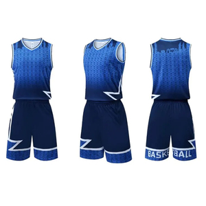 Mesh Breathable Basketball Uniforms Set Blank Polyester Custom Team Practice Training Jerseys Sports Shorts Clothing Plus Sizes - Product Image 4