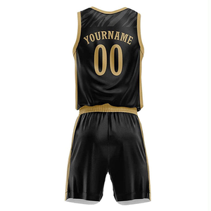 Ensemble maillot et short de basket-ball personnalisé pour hommes, uniforme de basket-ball léger entièrement sublimation - Product Image 3