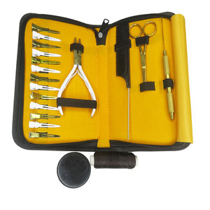 Wholesale Microlink Hair <b>Extension</b> Tool Kit Including Curved Pliers 500pcs Silicone Lined <b>Micro</b> Rings Loop Needle Bristle Brush - Product Image 4