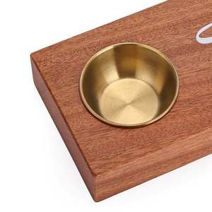 Quemador de incienso Bakhoor de madera con taza de latón, caligrafía árabe, soporte para incienso Oud, decoración islámica para el hogar con fragancia. - Product Image 3