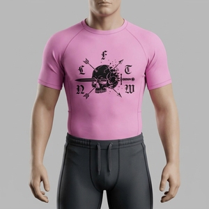 Rashguard personnalisé unisexe de haute qualité pour grappling, MMA, arts martiaux, Jiu Jitsu, noir, rouge, camouflage, manches longues, séchage rapide, 280g - Product Image 3
