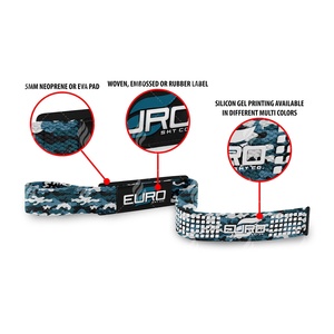 Sangles de musculation en coton légères antidérapantes réglables de haute qualité avec revêtement en silicone et rembourrage en néoprène pour la musculation lourde - Product Image 6