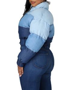 2025 / 2026 New High Quality <b>Short</b> Women Puffer <b>Jacket</b> Customized Women Fashion Style Cropped Puffer <b>Jacket</b> - Product Image 2