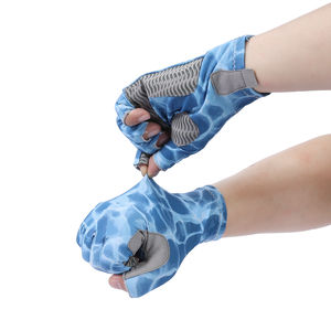 Guantes de Gimnasio para Levantamiento de Pesas, Medios Dedos, Antideslizantes, Impermeables, con Soporte para Muñeca, para Hombres, Cross Training, Ciclismo, Deportes, OEM, ODM - Product Image 4