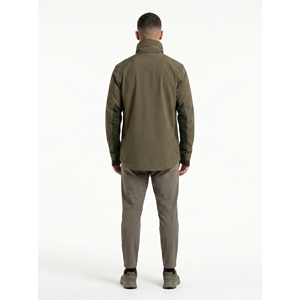<b>Men's</b> 3L Stretch Nylon Techwear Hardshell <b>Jacket</b> Urban Waterproof Streetwear OEM Custom Label XS Size <b>Smart</b> Casual Fashionable - Product Image 2