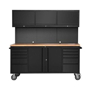 High End 72 Zoll Korrosions schutz Edelstahl Hoch leistungs werkzeugs chrank Multifunktion aler Werkzeug wagen für die Autore paratur - Product Image 2
