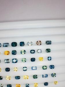Lot de pierres précieuses naturelles multi-saphirs taillés, qualité AAA, lustre superbe, certifiées IGI, 5-10 mm, multicolores, pour la fabrication de bijoux, prix abordable - Product Image 6
