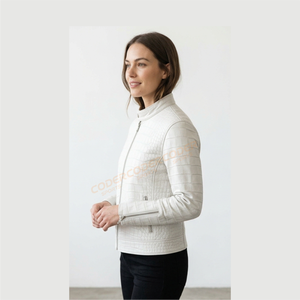 Chaquetas de Cuero para Mujer a Precio de Fábrica, Chaqueta de Invierno Acolchada, Largo Regular, Cálida, Rellena de Algodón Crudo, Chaqueta de Cuero Corta - Product Image 5