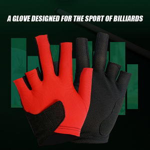 Gants de billard snooker professionnels de qualité supérieure à cinq doigts pour la main gauche, élastiques et extensibles, avec protection de la main pour l'entraînement - Product Image 2