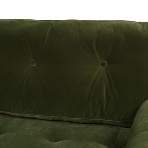 Divano Nicholas 83.5'' in Velluto Verde Oliva Stile Mid-Century Modern per Soggiorno - Product Image 2
