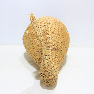 Artex บ้านและสำนักงานที่เป็นมิตรกับสิ่งแวดล้อมการตกแต่งบ้านและสำนักงานบ้านดงกำแพงผักตบชวาและแขวนชั้นวางตะกร้าสาน - Product Image 2