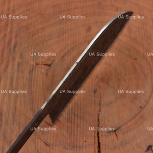 Hoja de cuchillo de chef DIY de espiga completa, forjada a mano, de acero de alto carbono 1095, 55 HRC, para cuchillo corta huesos, tipo cuchilla de carnicero, en bruto para fabricación de cuchillos, OEM - Product Image 5