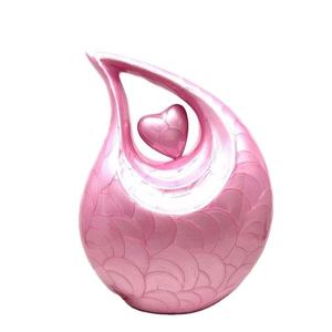 Aluminum Tear Drop Cremation Urn Memorial Ash Holder Featuring Decorative Secure Threaded Lid And Elegant Surface Finish - Product Image 6