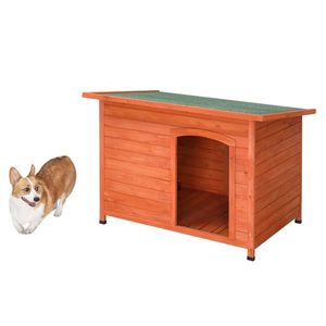 Rifugio per animali domestici in legno naturale in legno - Product Image 4