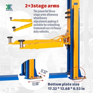 Elevador de Autos de 2 Postes, 220V, Capacidad 11500 Libras, 2+3 Brazos Auxiliares Reforzados, con 36 Meses de Garantía en Repuestos - Product Image 4