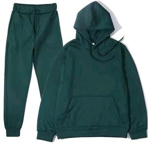 Sudadera con Capucha de Algodón Puro de Alta Calidad con Diseño Bordado para Otoño e Invierno, Traje Deportivo Informal para Hombre - Product Image 2