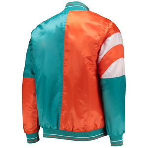 Chaquetas Varsity de Satén de Primera Calidad, Chaqueta Bomber de Satén Personalizada, Ropa de Invierno de Poliéster, Chaquetas Varsity de Béisbol de Satén para Hombre - Product Image 5