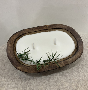 Home Decor Wood Dough Candle Bowl Centerpieces Wood Candle Dough Bowl Table Boat Bread Wood Dough Bowl - Product Image 3