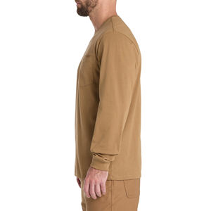 Nouvelle mode, t-shirts pour hommes en coton 100%, taille plus, col rond, manches longues, coupe classique, poche avant, designs personnalisés, style streetwear - Product Image 3