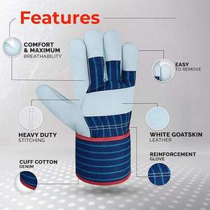 Winter Security & Protection Work <b>Gloves</b> Latex Palm Coated Knit Wrist Safety <b>Gloves</b> for Work Labor - Product Image 4