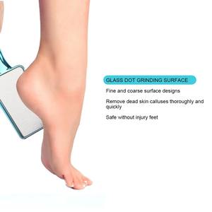 Removedor de Piel Muerta para Pies, Lima de Vidrio para Pies, Raspador de Callos, Exfoliante para Pedicura (Azul) - Product Image 2
