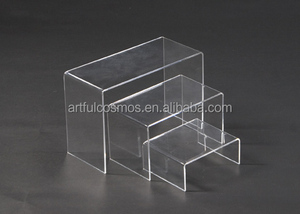 Affichage de bijoux en acrylique à plusieurs niveaux de qualité supérieure Riser élégant moderne pour support de vitrine pour colliers Bracelets boucles d'oreilles - Product Image 3