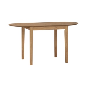 Popular Natural Oak Oval <b>Wooden</b> <b>Extendable</b> <b>Dining</b> <b>Table</b> for 4-Seater Modern Apartment <b>Dining</b> Room Furniture - Product Image 1