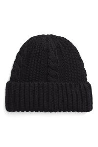 Gorro de Punto Negro para Mujer, con Logotipo Personalizado, Gorro de Invierno Cálido, Gorro de Punto Elástico Unisex al por Mayor - Product Image 3