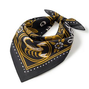 Bandana promotionnelle en coton uni personnalisée, imprimée numériquement, pour femmes, style occidental, masque de sport anti-UV, pour la décoration des cheveux, vente en gros - Product Image 3