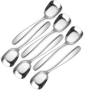 Eco-Friendly Stainless Steel Dessert <b>Spoon</b> Elegant Long Handle Mirror Polish Camping Coffee Use Steel Dessert <b>Spoon</b> - Product Image 4